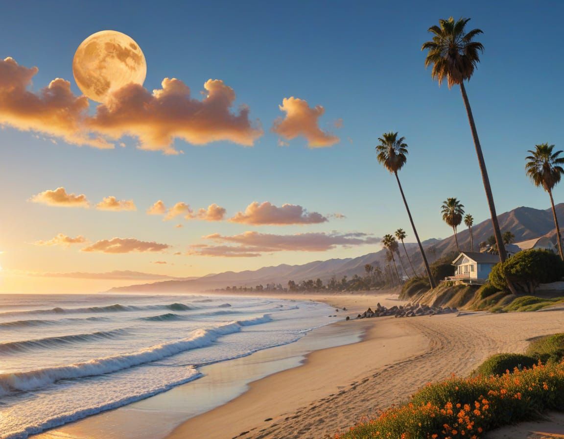 California Dreamin' Autumn Scene in a Moody Style