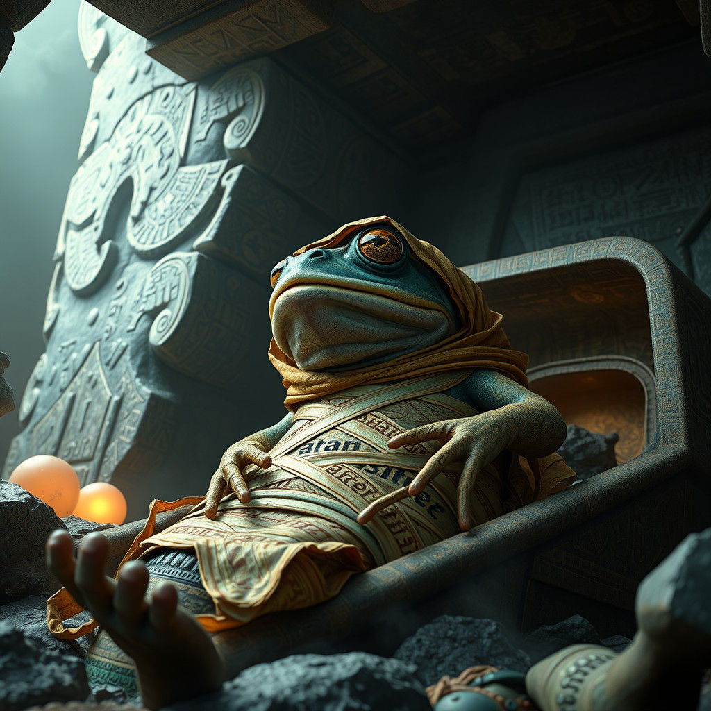 Mummified Frog Springs to Life in Egyptian Tomb