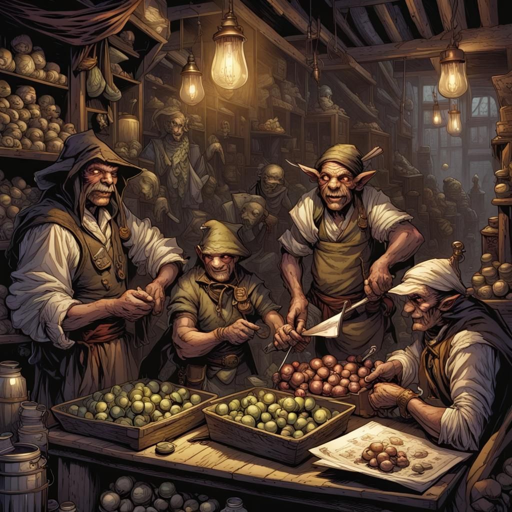 Goblin Black Market: Comic Book Art