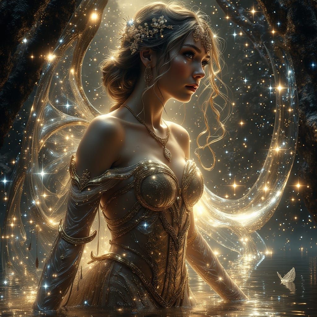 Stunning Sorceress Controls Galactic Stars and Planets