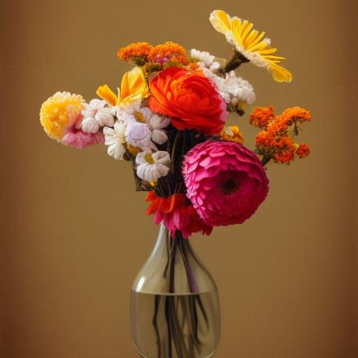 Art Nouveau Blossom Woman in Vibrant Colors