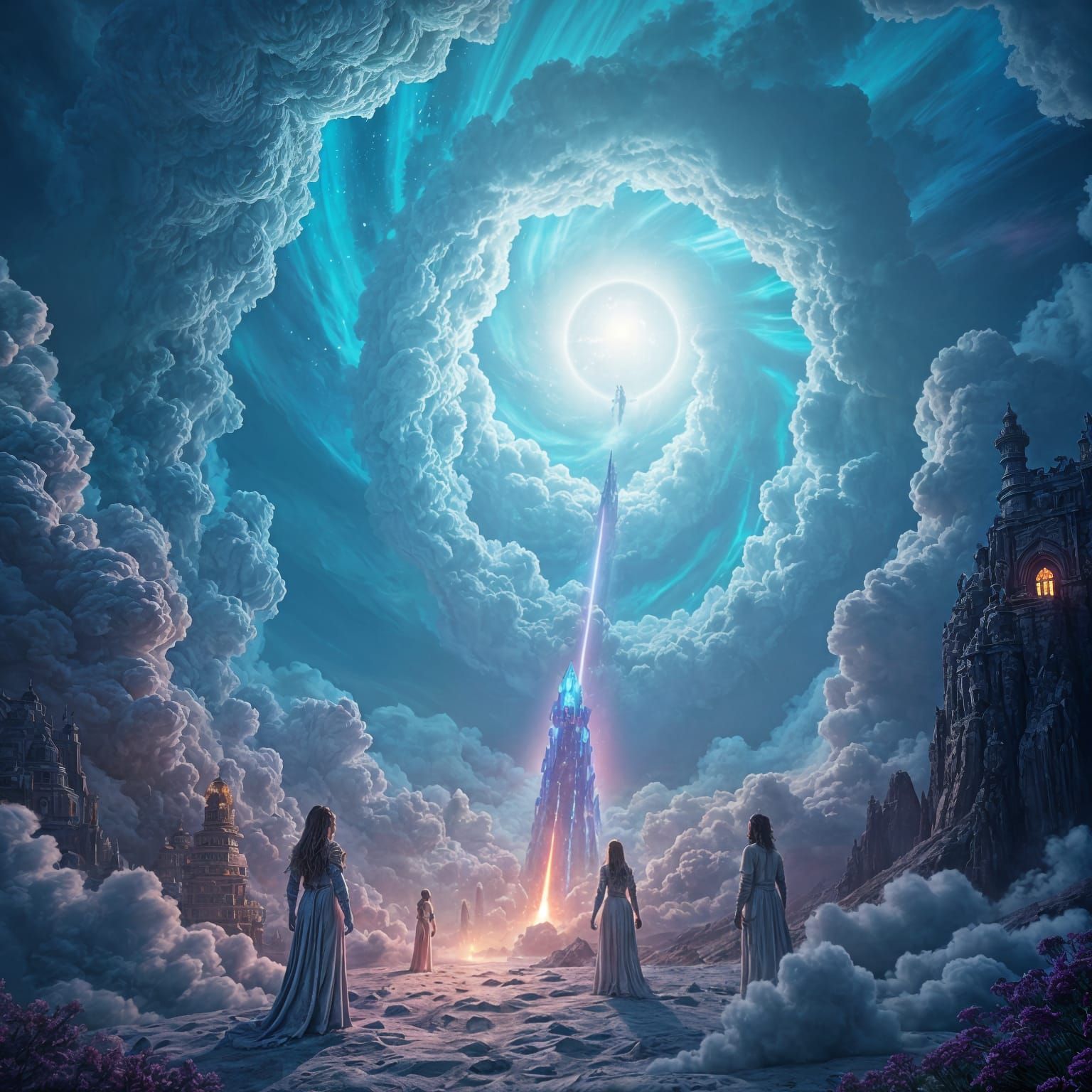 Masters of Ascension: Detailed Matte Painting in Deep Color