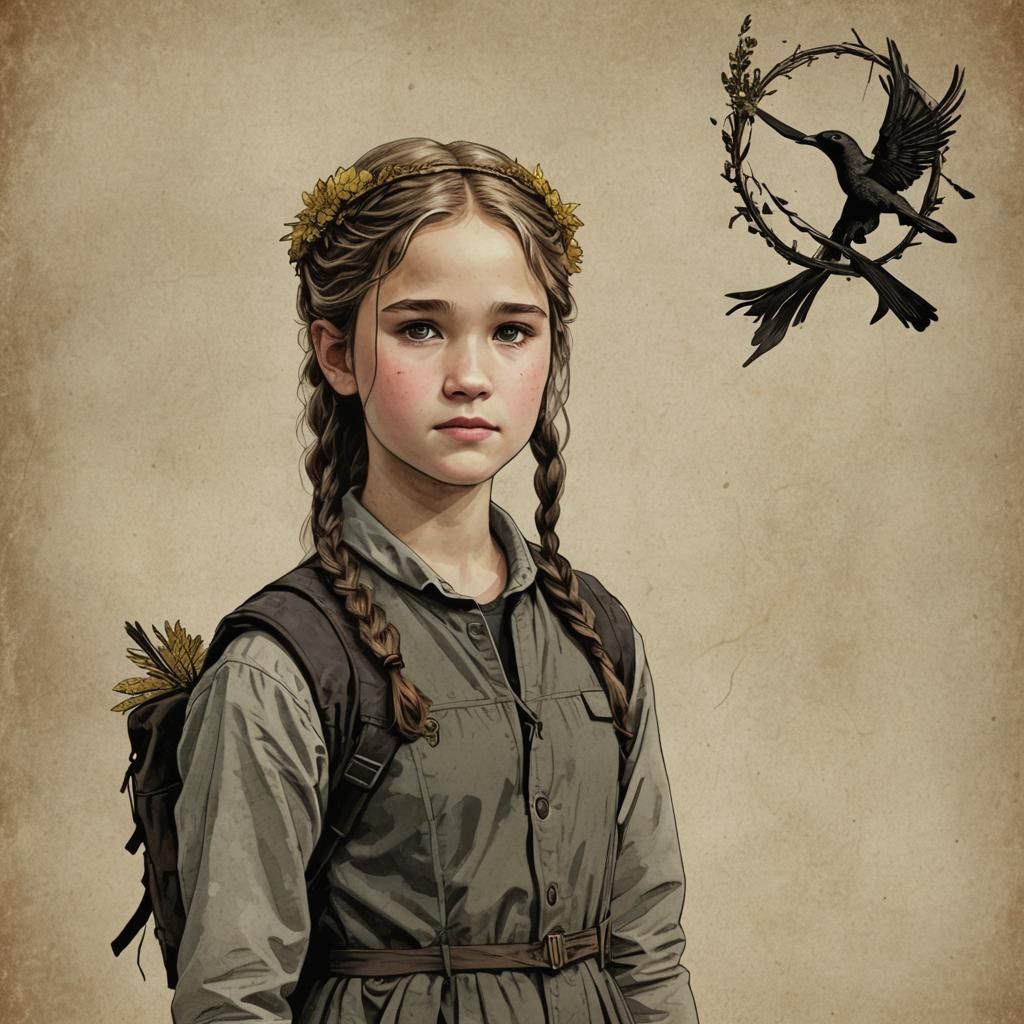 Prim Everdeen Portrait from The Hunger Games