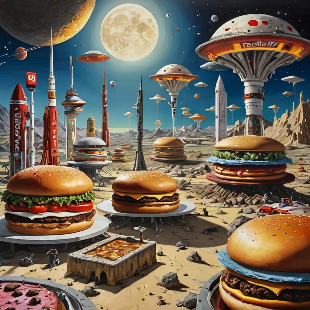 Fast Food Moon: A Sci-Fi Lunar Dystopia
