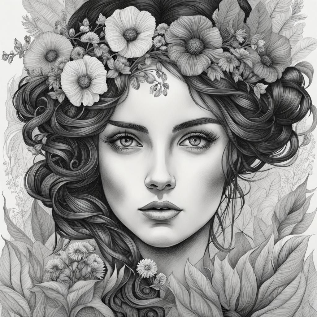 6 Pictures (1/6) Portrait of a lady. It doesn't always have ...