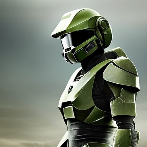 Taylor Swift as Master Chief on Battlefield