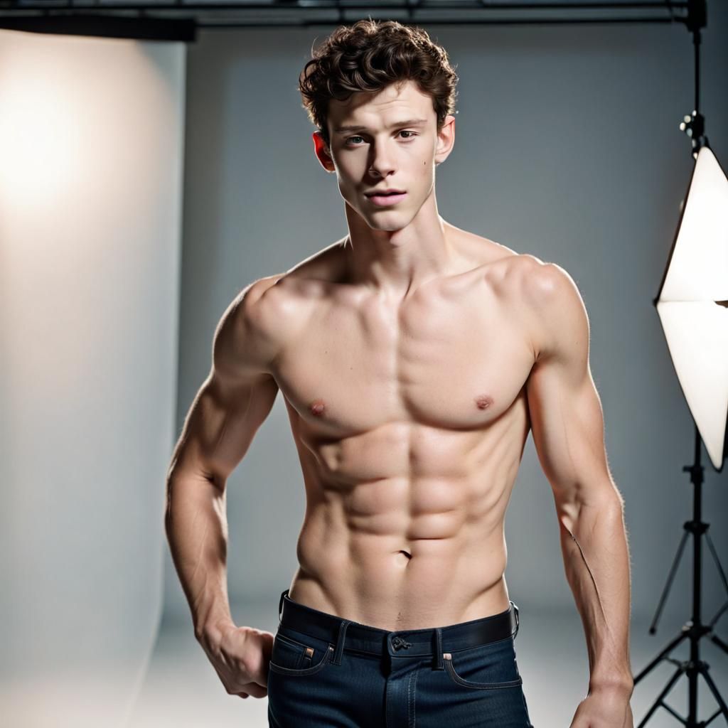 Shawn Mendes Calvin Klein Photoshoot: Studio Portrait