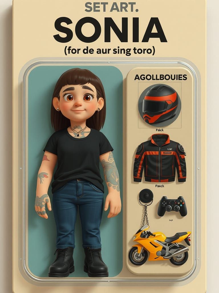 Teenager Surrounded by Trendy Items in Pastel-Colored Bedroo...