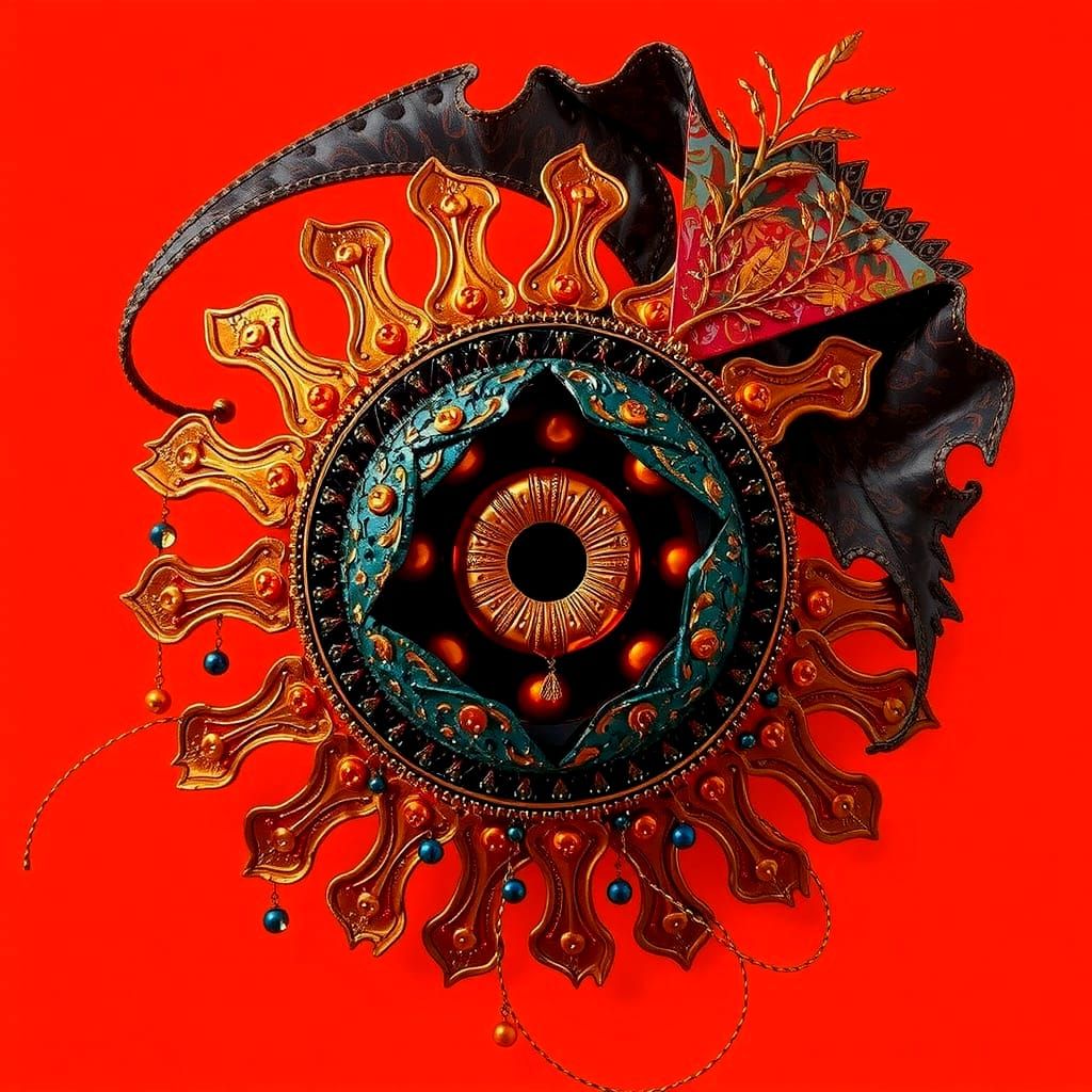 Maximalist Opulence with Triadic Colors