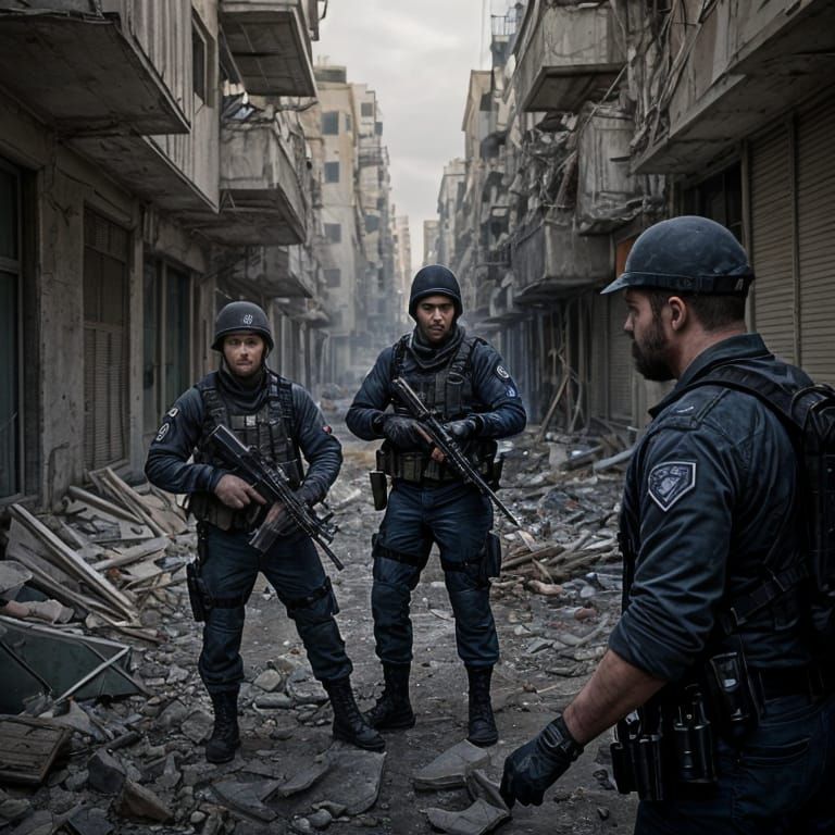 Tactical Rescue in War-Torn Urban Jungle