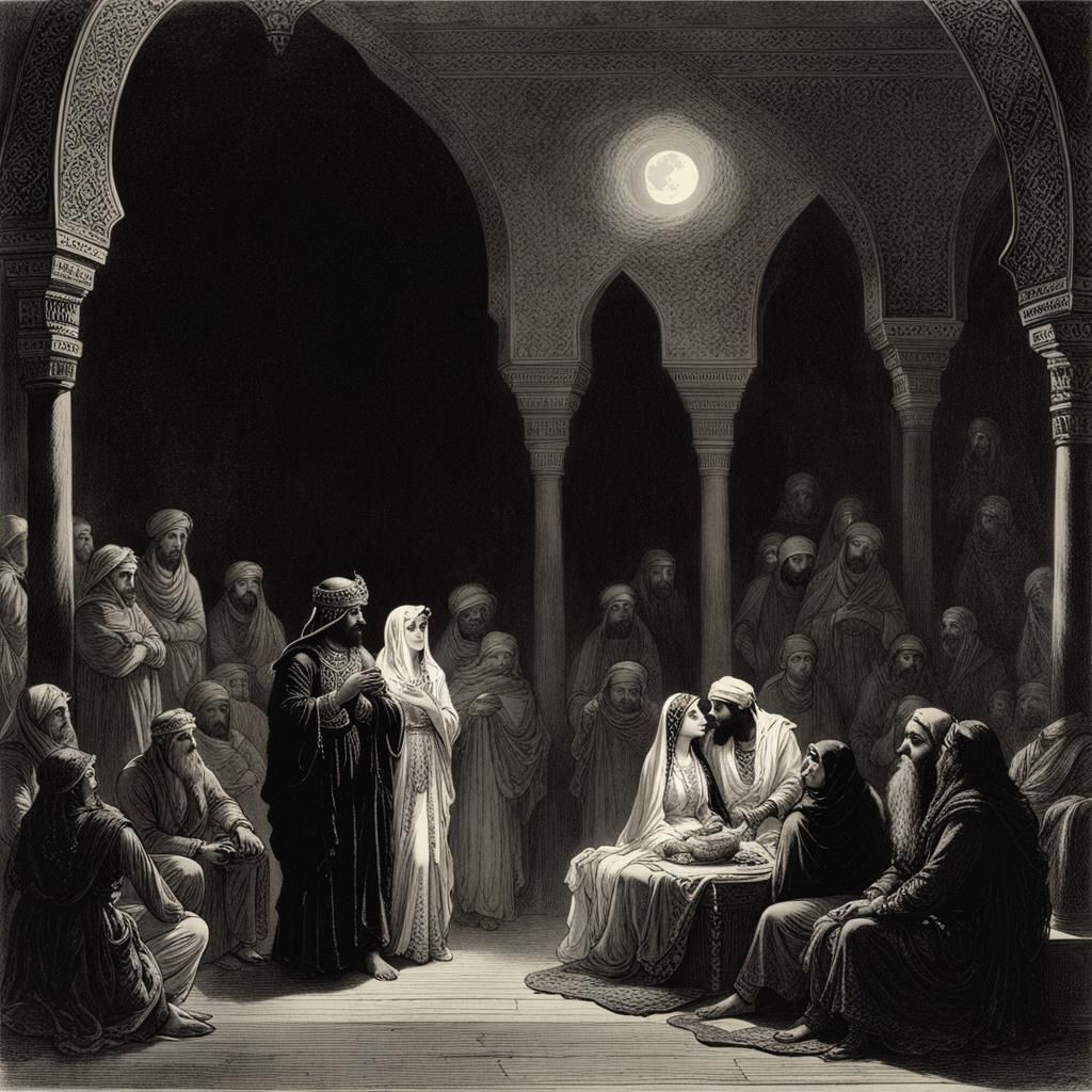 Sharyar Marries Scheherazade in Arabic Night