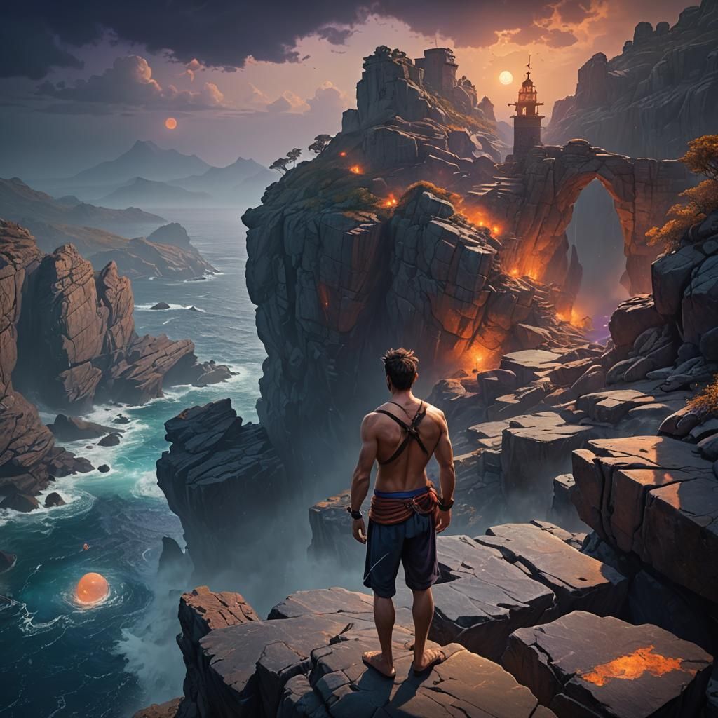 Mystical Sea: A Fantasy Sailor Portrait