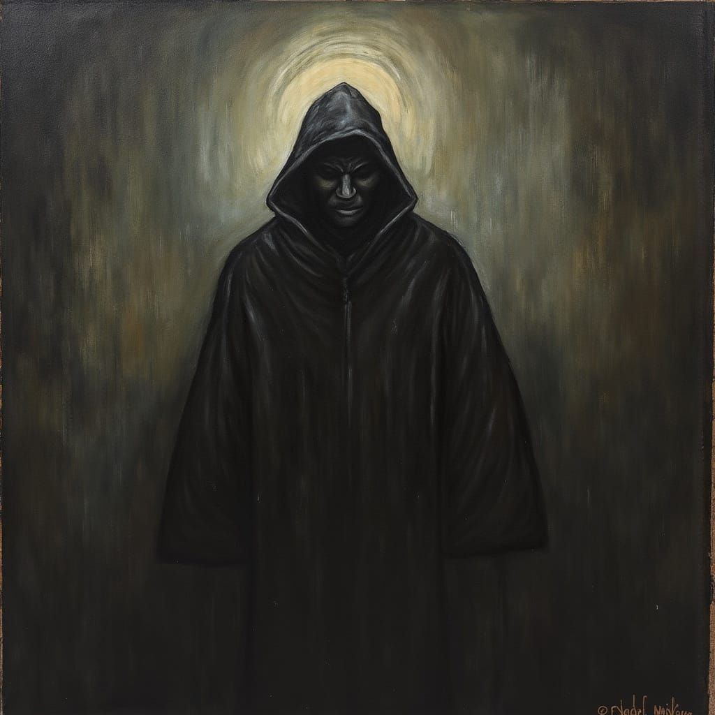 Dramatic Portrait of Dark Fantasy