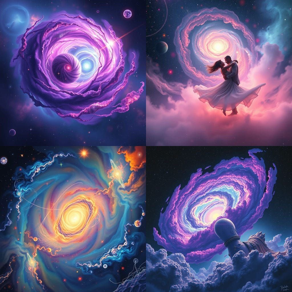 Galaxies Embracing in Cosmic Harmony