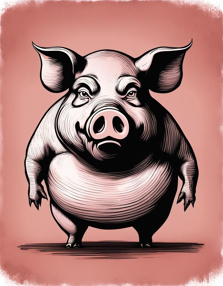 furious pig fat sow