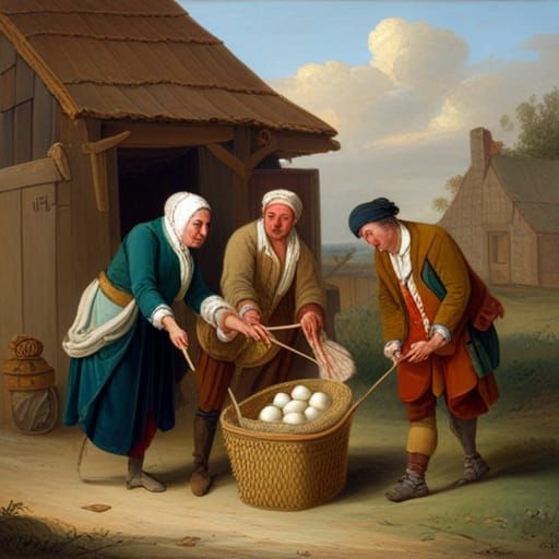 The Annual Good-Friday "Criticising of the Eggs" in Derbyshire (1735)