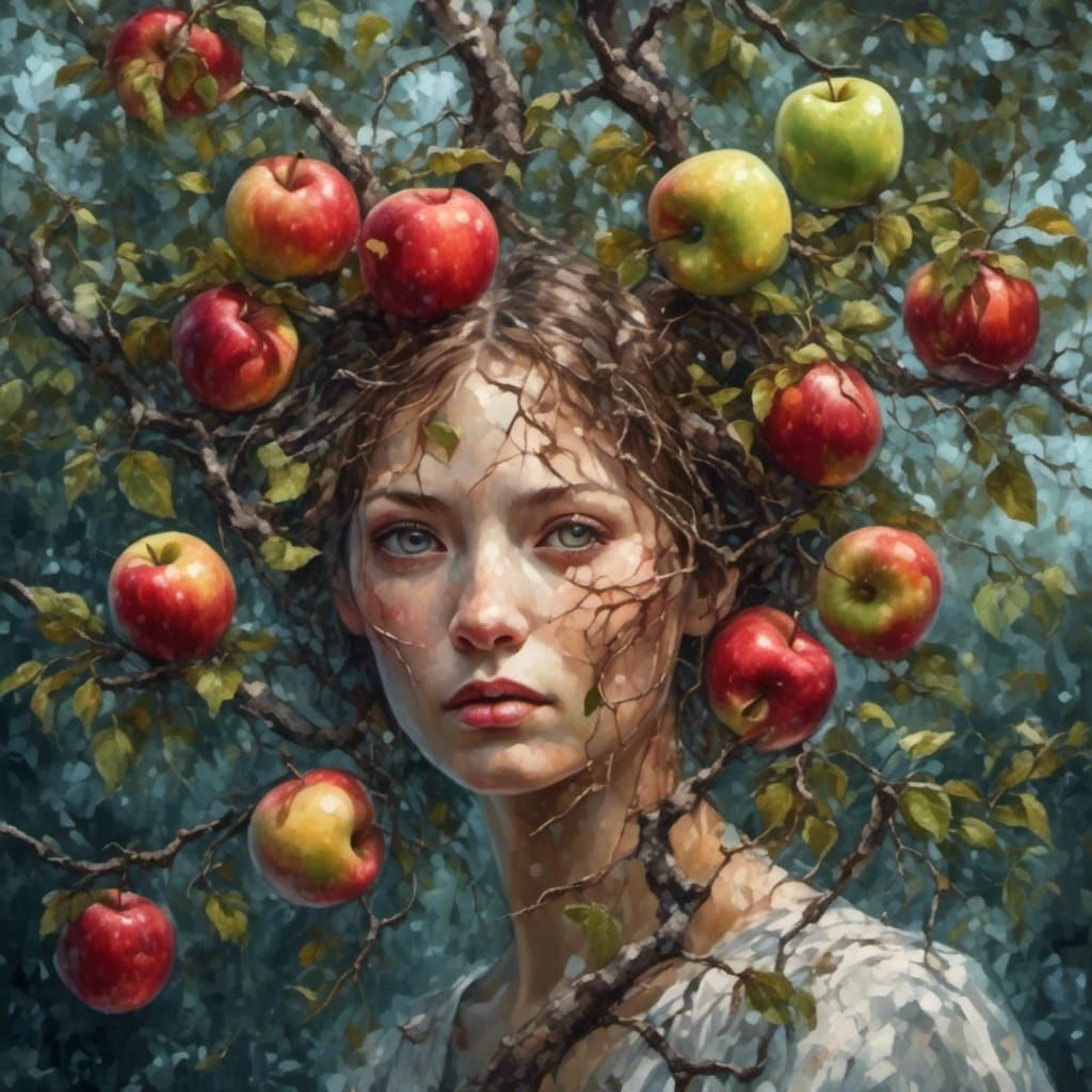 Apple lady