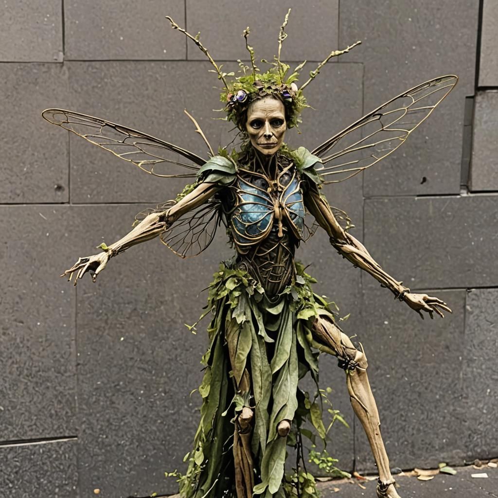 Fairy Mishap in Frankfurt: A Gertrude Fiske-Inspired Scene