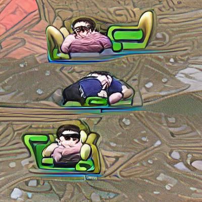 Duality of Man: Sleeping vs. Sunglasses