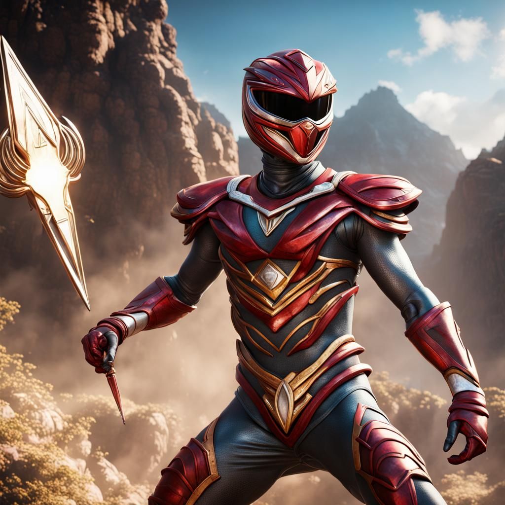 Ashanti Power Ranger Concept Art in Unreal Engine