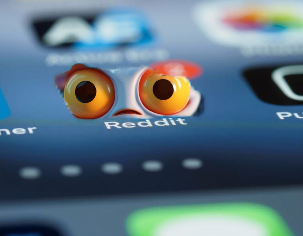 3D Render of a Little White Alien