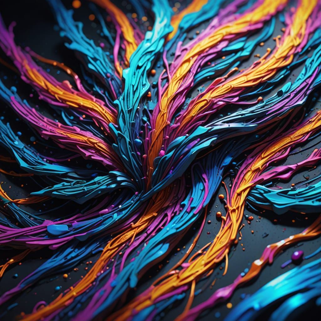 Genz Vibes T-Shirt in Fantasy Art Style