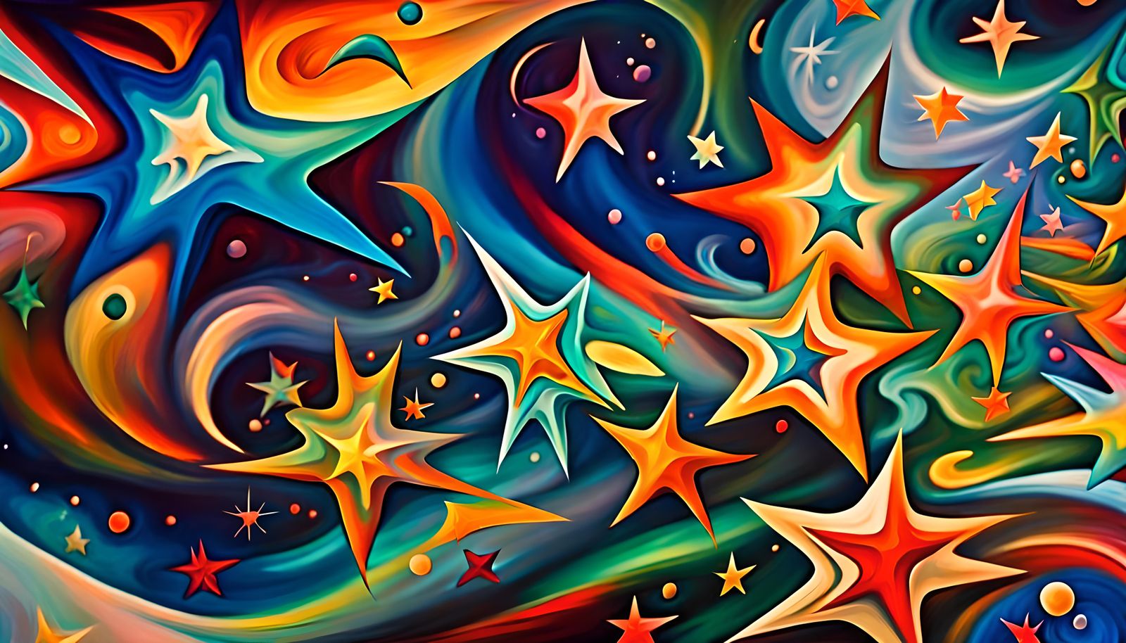Electromagnetic Star Cluster Formation in Impasto Style