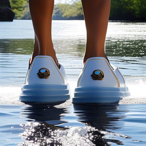 Water Walking Trainers: Futuristic Religious Concept