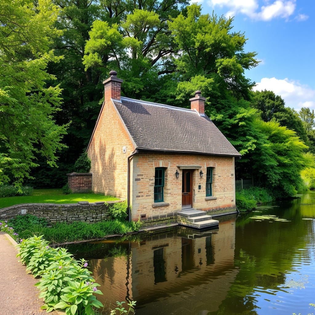 front door to mill house