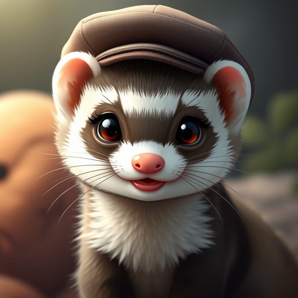 Flat Cap Ferret