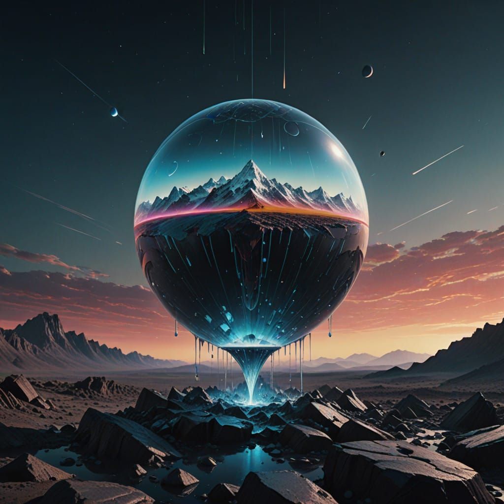 Waterdrop in other worlds