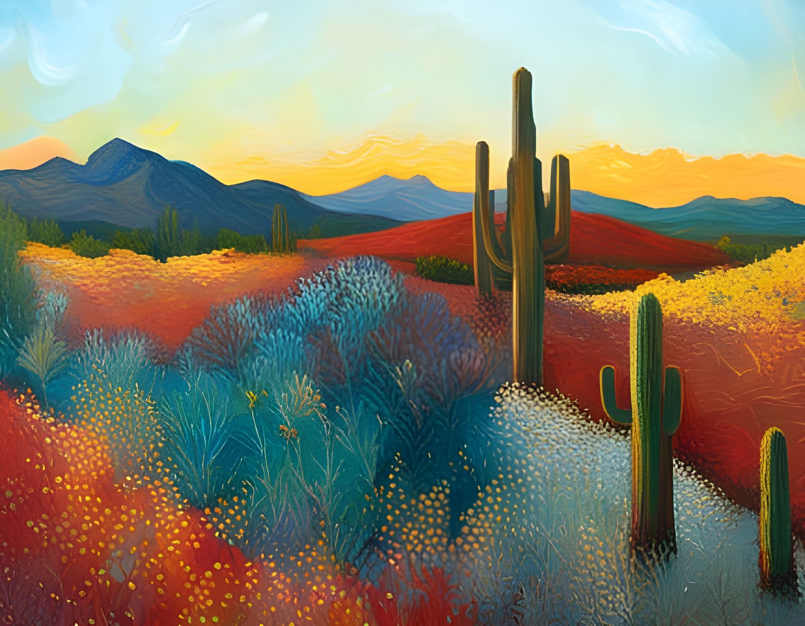 Saguaro Cactus Desert