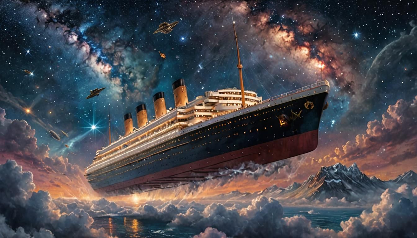 Titanic as Spaceship Soaring Through the Galaxy