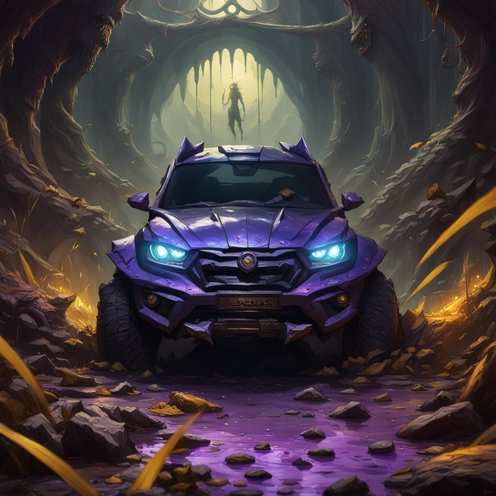 Fierce Monster Concept Art in Dark Fantasy Style