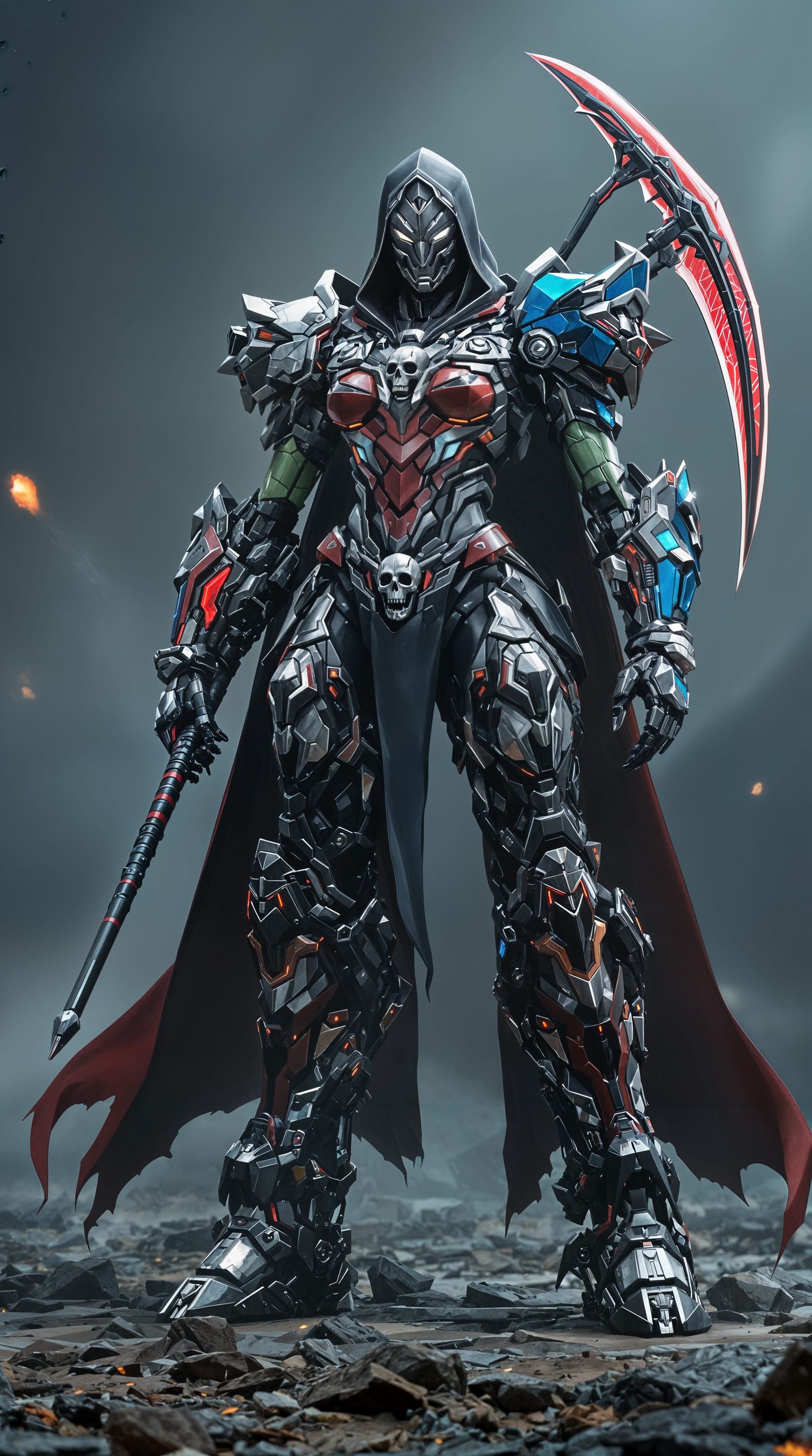 Grim Reaper Megazord Unveils Futuristic Might