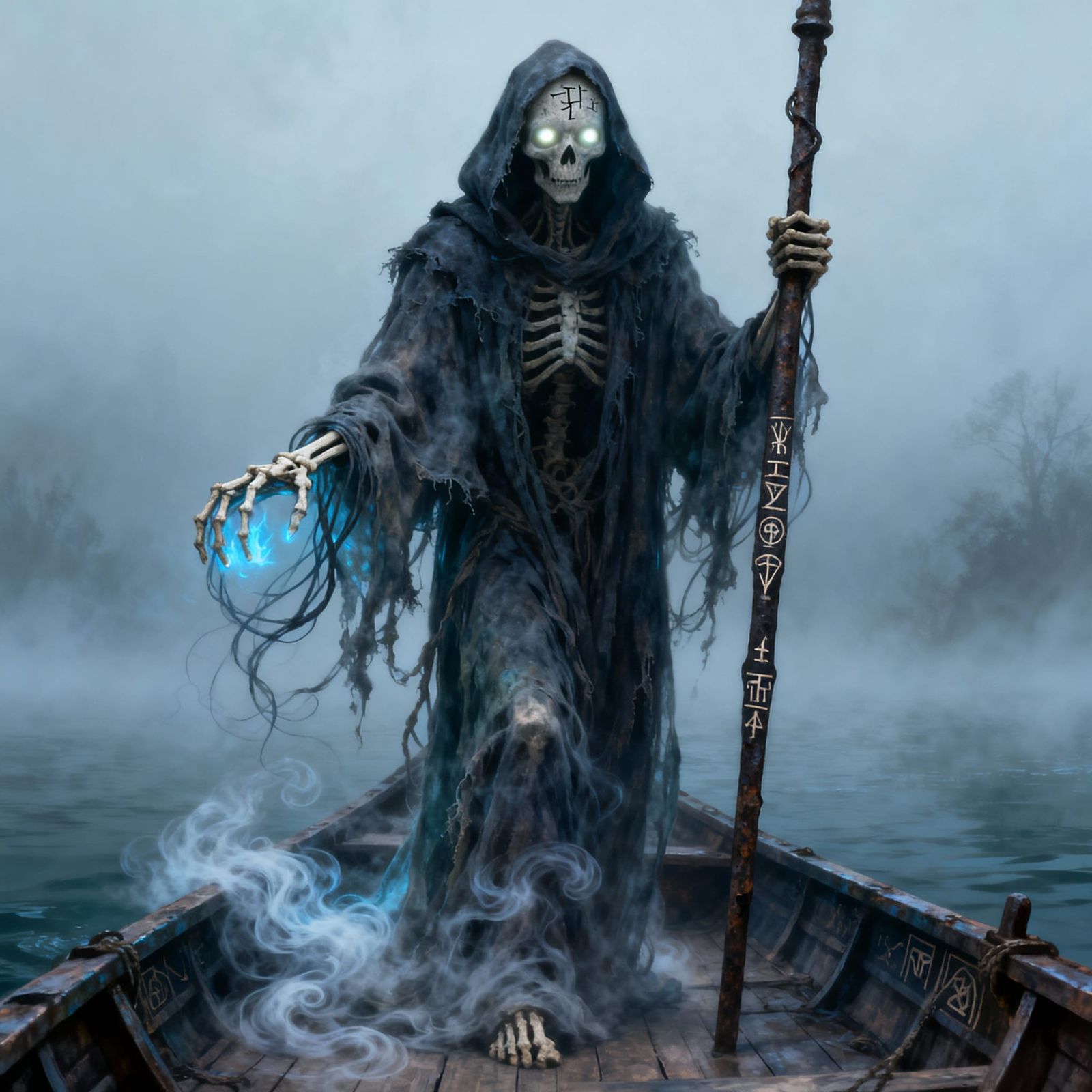 Gaunt Ferryman of the Underworld