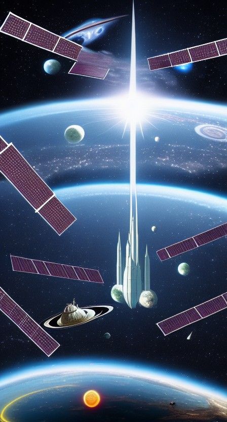 Infinite Interconnected Buildings: Sci-Fi Utopia