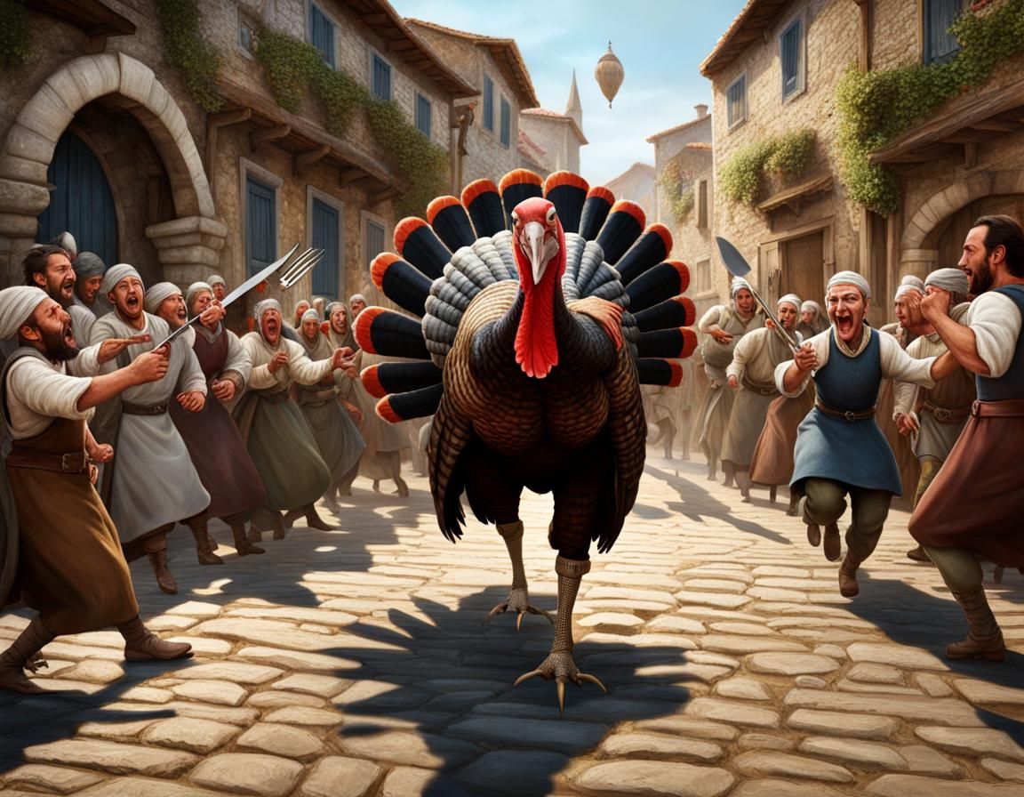 Turkey Escape: Medieval Mob Chase in Ultra Detail