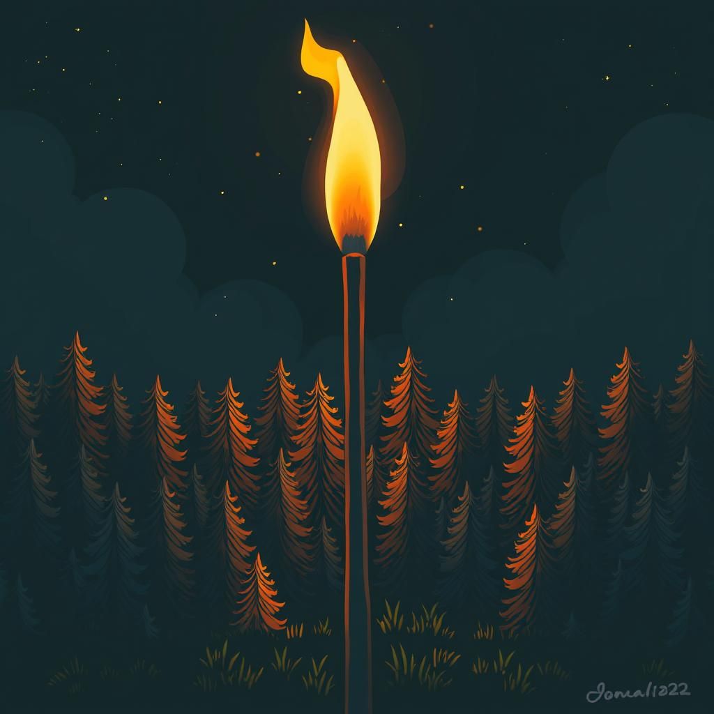 Single Match Ignites a Thousand Trees