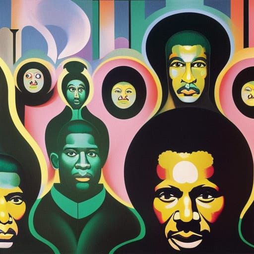 Surreal Forest Performance by Masked Musicians