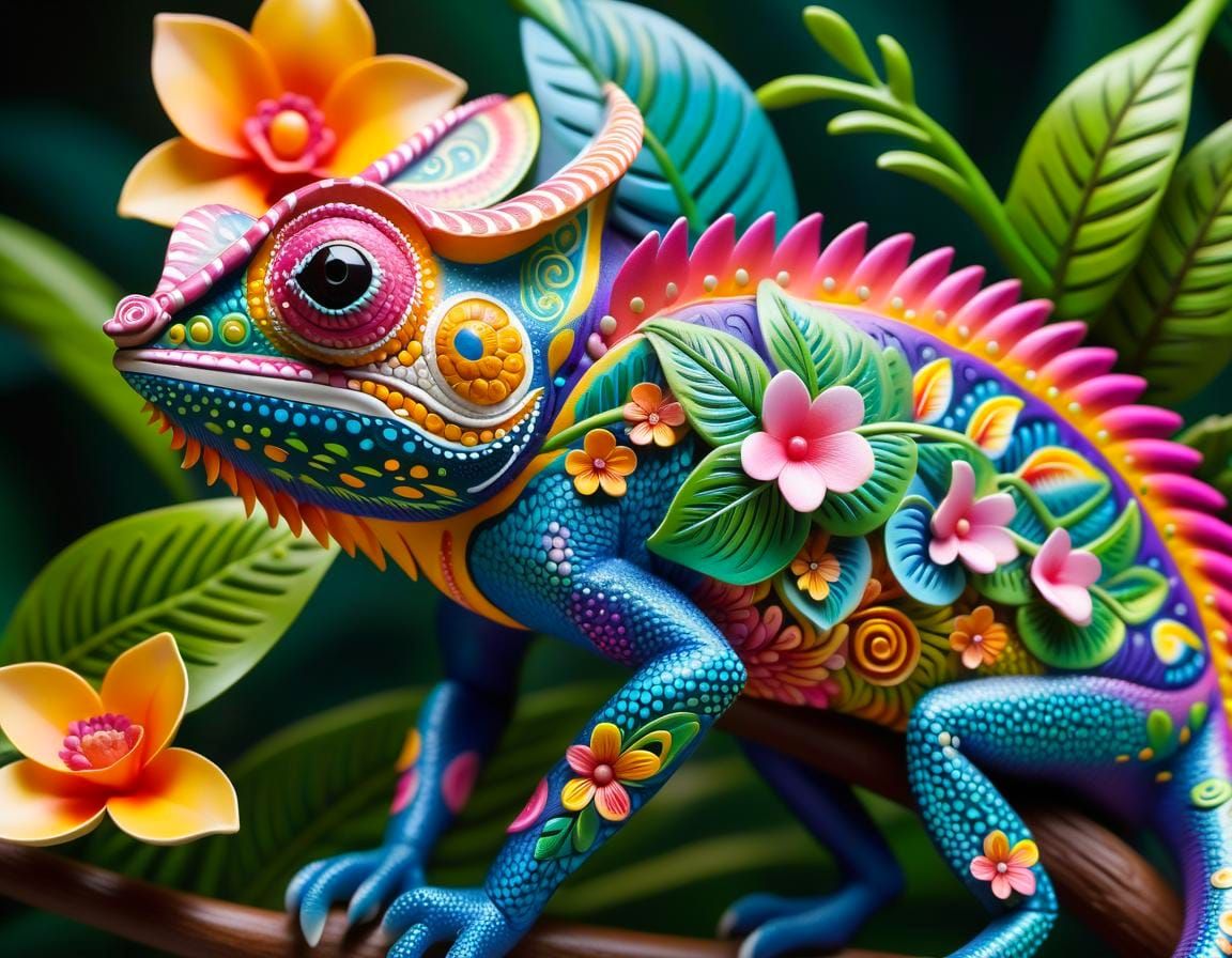 Alebrije Chameleon