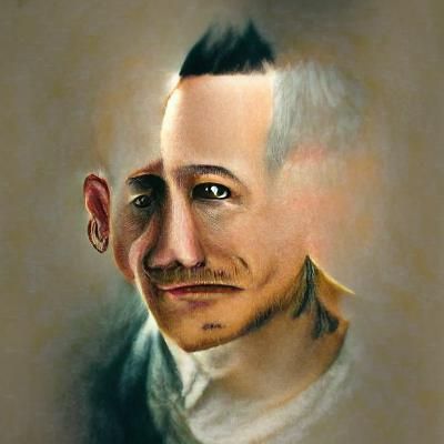 Simple AI Portrait of Chester