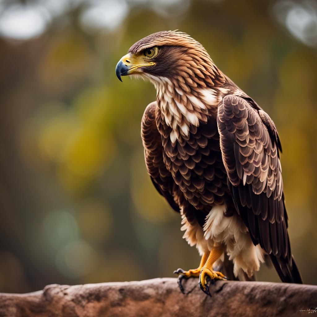 Golden Eagle on Skyscraper: Professional Photography