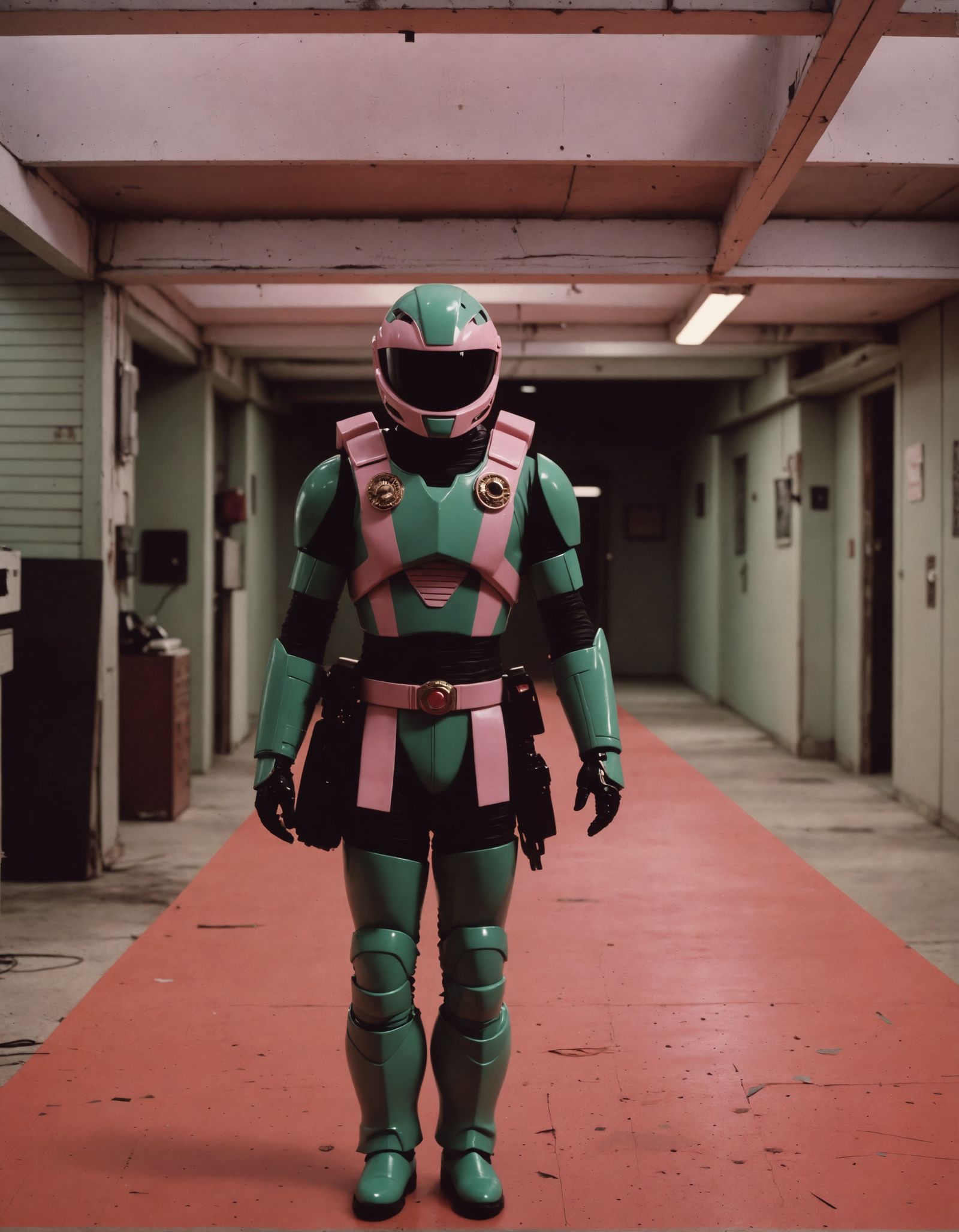 Retro Body Horror Monster in Akira Sci-Fi Style