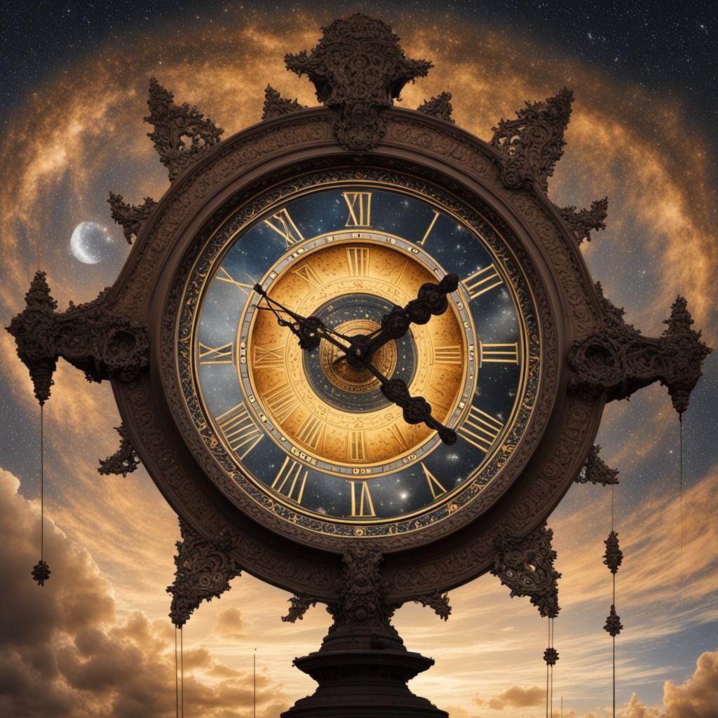 Celestial Clock in the Heavens: A Cosmic Timepiece