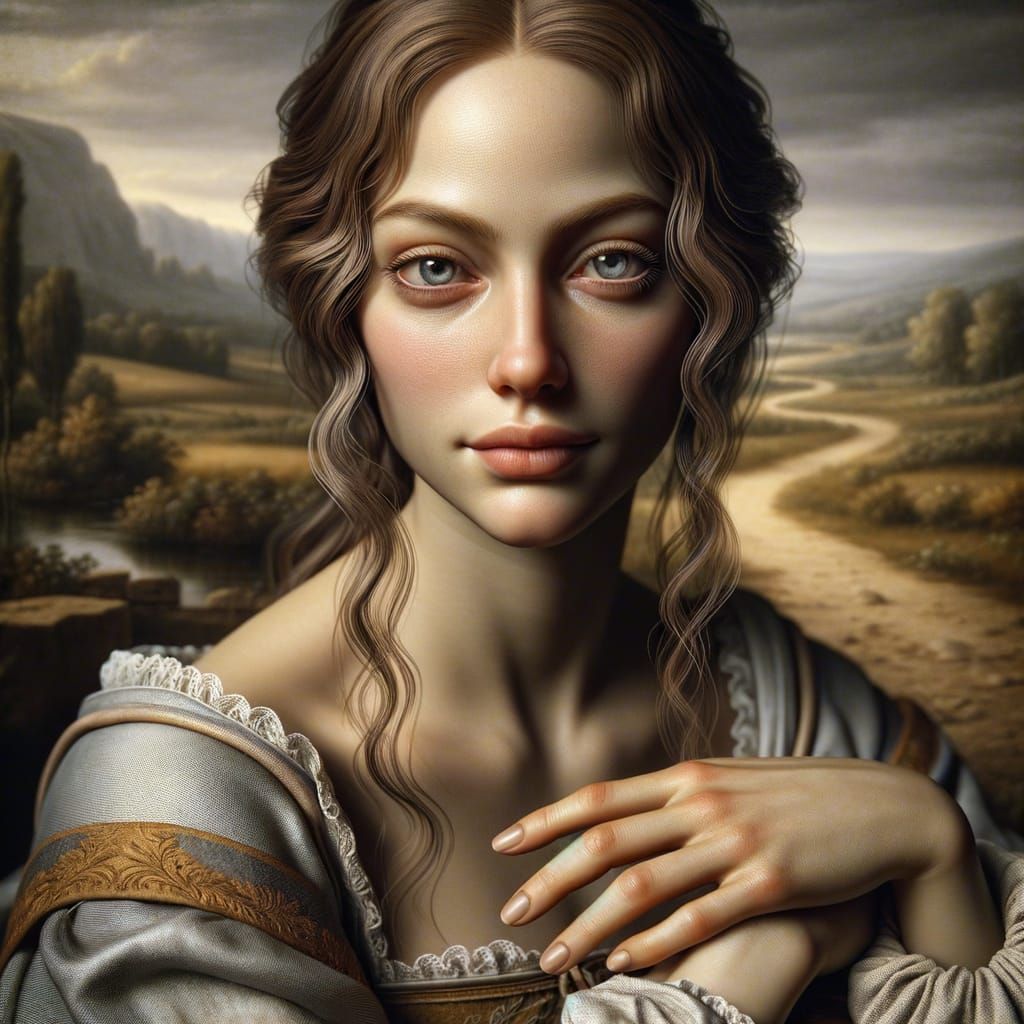 Mona Lisa: Hyperrealistic 8K Digital Recreation
