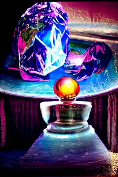 Simple Crystal Ball Still Life