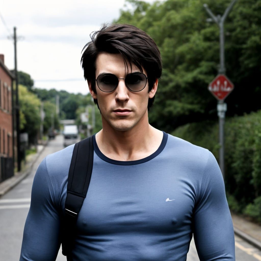 Psycho Joe Cool as a Cartoon Character