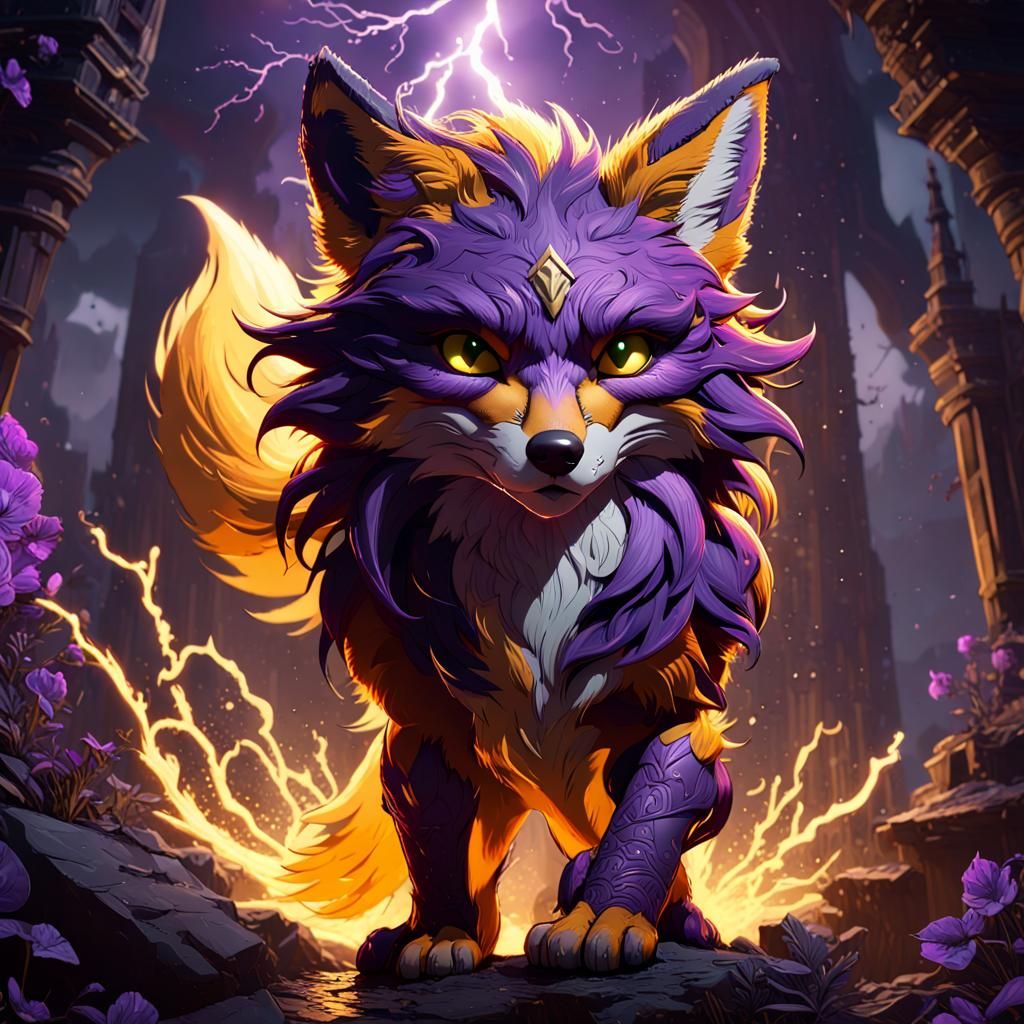Thunder the Fox: Dark Fantasy Concept Art