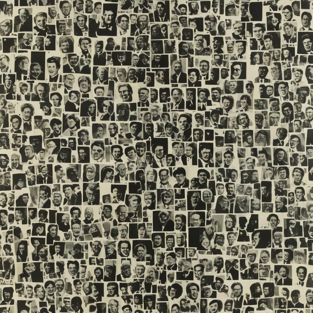 Warhol Style Machiavellian Smiles Pop Art